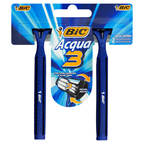Aparelho Barbear Bic Acqua 3 02Un - Bic