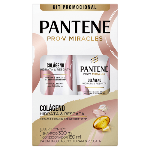 KIT PANTENE COLAGENO SHAMPOO 300 + CONDICIONADOR 150ML