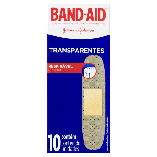 Curativos Band Aid Transpa 10Un - Band Aid