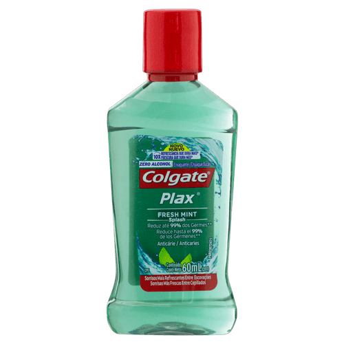 Enxag Bucal Plax Fresh 60Ml - Colgate Plax