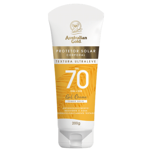 Protetor Solar Australian Gold Textura Utraleve FPS70 200g