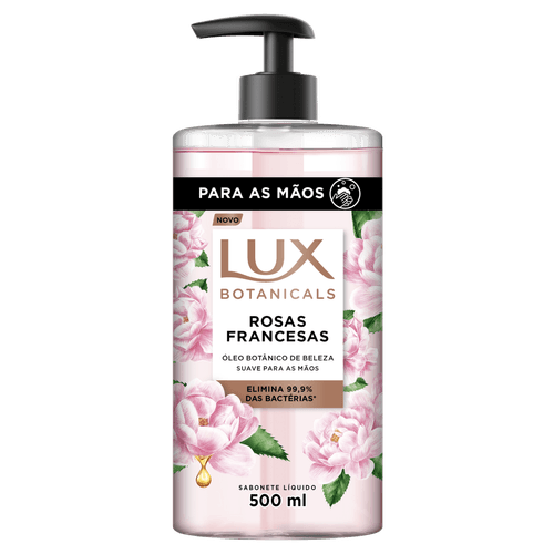 Sabonete Líquido Lux Mãos Flor Cereja Pump 500Ml - Lux