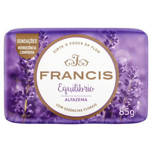 Sabonete Barra Alfazema Francis Equilíbrio Envoltório 85g