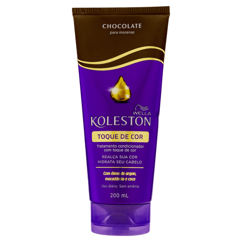 Tratamento Condicionador Wella Koleston Toque de Cor Bisnaga 200ml