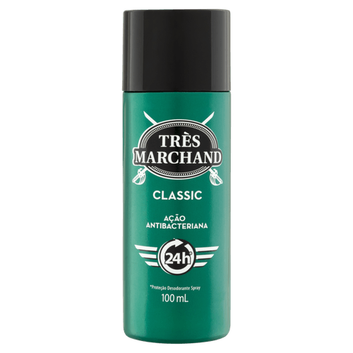 Desodorante Tres March Spray Original 100Ml - Tres Marchand