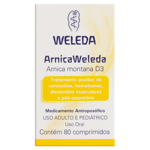Arnica Weleda D3 80 Comprimidos