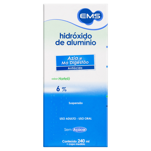 Hidróxido Aluminio 61,5mg Sus Oral 240ml - Genérico - Ems