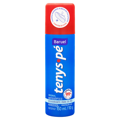 Desodorante Tenys Pe Baruel Aerosolução Oraliginal 110G - Tenys Pe