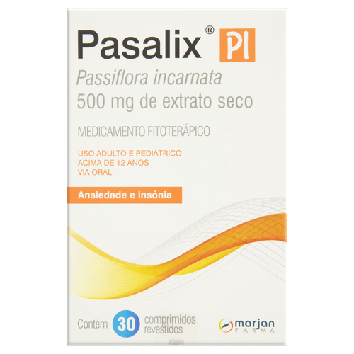 Pasalix Pi 500mg 30 Comprimidos Revestidos