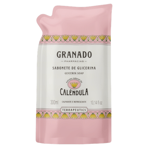 Sabonete Liquido Granado Calendula Refil 300Ml