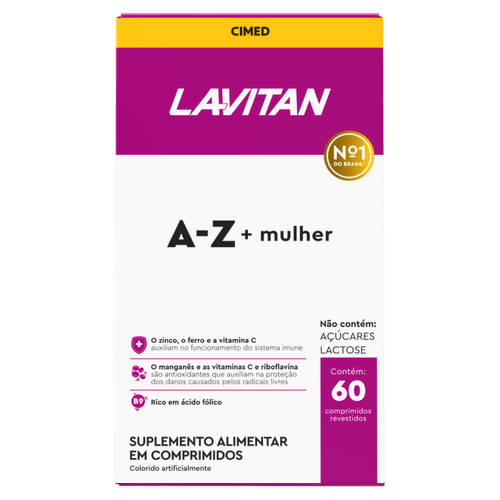 Lavitan A-Z + Mulher - 60 comprimidos