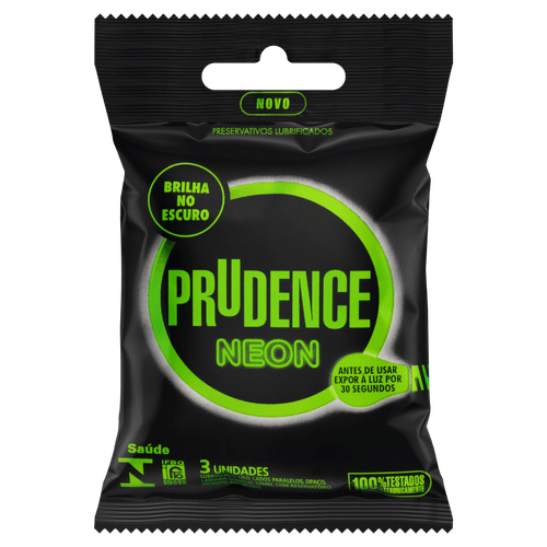 Preservativo Prudence Neon 3Un - Prudence