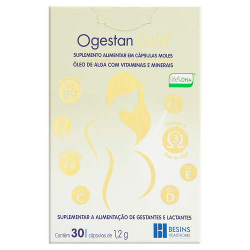 Ogestan Gold com 30 cápsulas