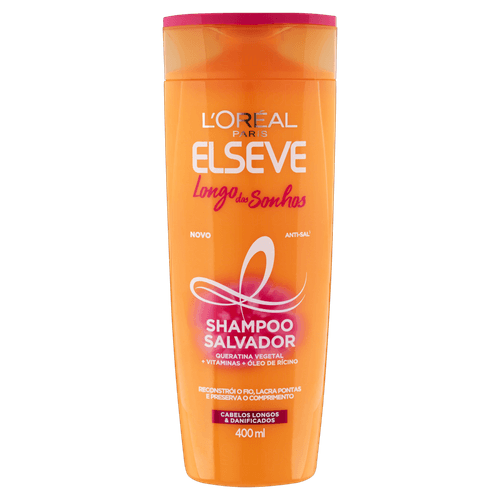 Shampoo L'Oréal Paris Elseve Longo dos Sonhos, 400ml