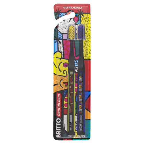 Escova De Dentes Clean Romero B Ultra Mac L2P1 - Dentalclean