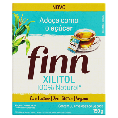 Adoçante Finn Xylitol 5G 30Env - Finn