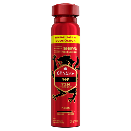 Desodorante Spray Old Spice Vip Big Caneta 124G - Old Spice