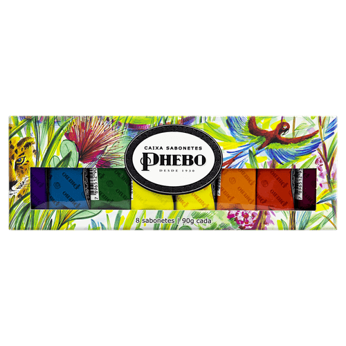 Kit Sabonete Phebo Amazonia 90G Com 8Un - Granado