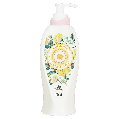 Loção Desodorante Rosa Amarelas 300Ml - Davene