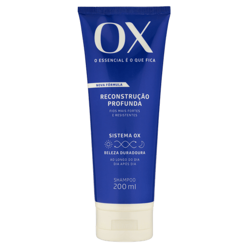 Shampoo Ox Reconstrutor 200Ml - Ox Linha