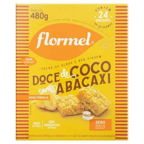 Barra De Cereais Flormel Aba/Coco Zero 20G - Flormel