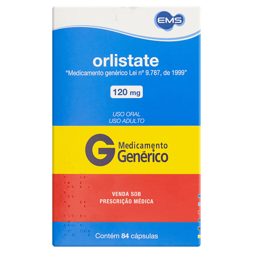 Orlistate 120mg 84 Cápsulas (G)