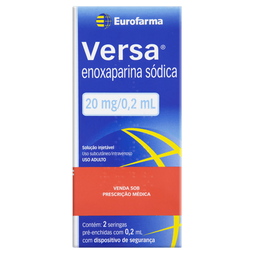 Solução Injetável Versa 20mg Eurofarma 2 Seringas 0,2ml