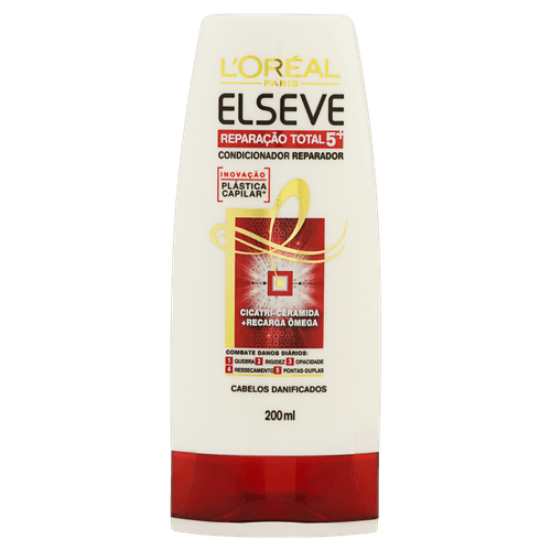Condicionador L'Oréal Paris Elseve Reparação Total 5, 200ml