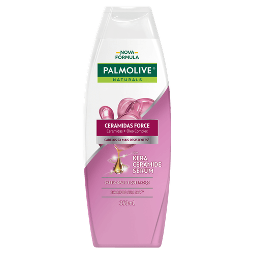 Shampoo Palmolive Naturals Ceramidas Force Frasco 350ml