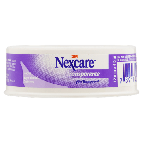 Esparadrapo Nexcare Fita Transpore 12Mmx4,5Mt - Nexcare