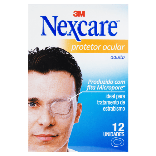 Protetor Ocular Nexcare Optclude Adulto 12Un - Nexcare