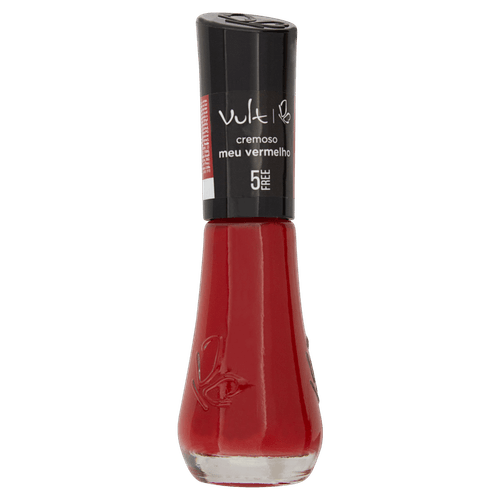 Esmalte Cremoso Vult 5Free Meu Vermelho - 8ml