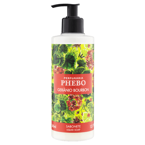 Sabonete líquido Phebo Gerânio Bourbon 360ml