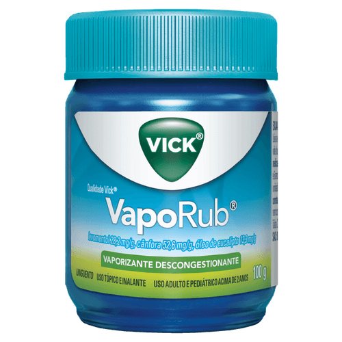 Vaporizante Descongestionante Vick VapoRub Caixa 100g