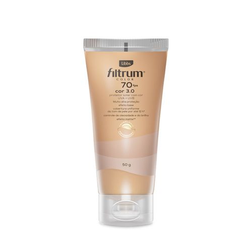 Protetor Solar Filtrum Color FPS 70 Cor 3.0 - 50g