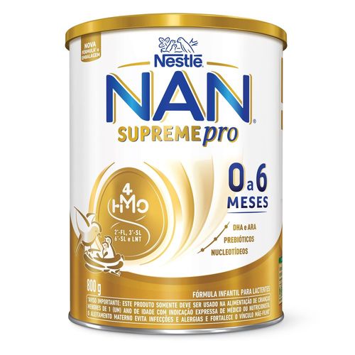 Fórmula Infantil Nan Supreme Pro 0 a 6 Meses - 800g