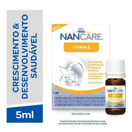 Suplemento Pediátrico Nancare Vitamina D - 5ml