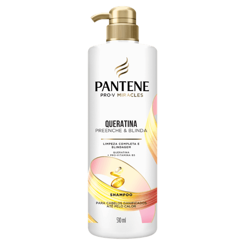 Shampoo Queratina e Pro-Vitamina B5 Queratina Preenche & Blinda - 510ml