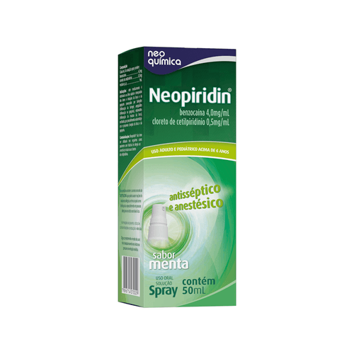 Spray para Garganta - Neopiridin  - Sabor Menta - 50ml