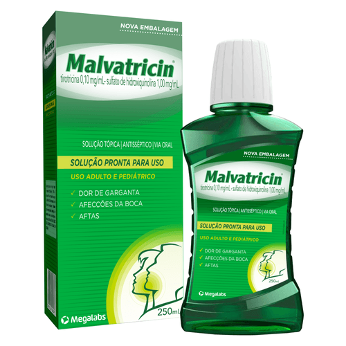 Malvatricin Daudt Caixa 250ml Solução Tópica