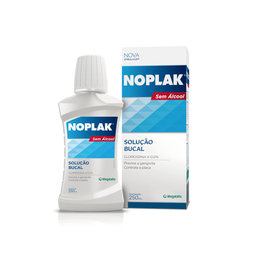 Enxaguante Bucal Zero Álcool Noplak Caixa 250ml