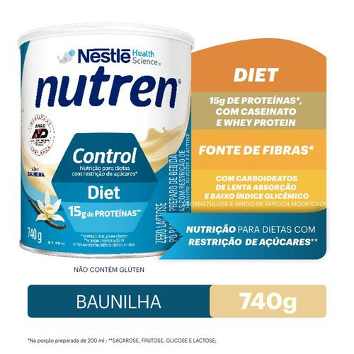 Complemento Alimentar Nutren Control Baunilha - 740g