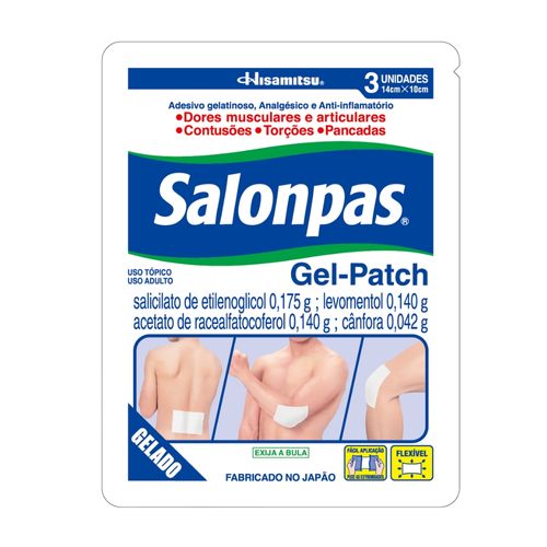 Salonpas Gel Patch  - 3 unidades