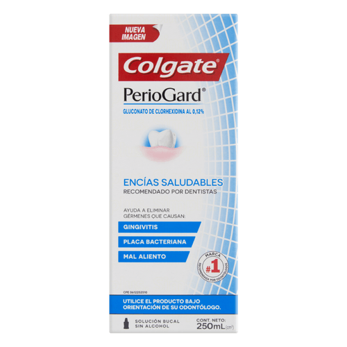 Enxaguante Bucal Zero Álcool Colgate PerioGard Gengiva Saudável - 250ml