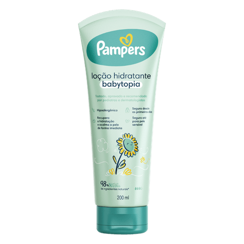 Loção Hidratante Pampers Babytopia - 200ml