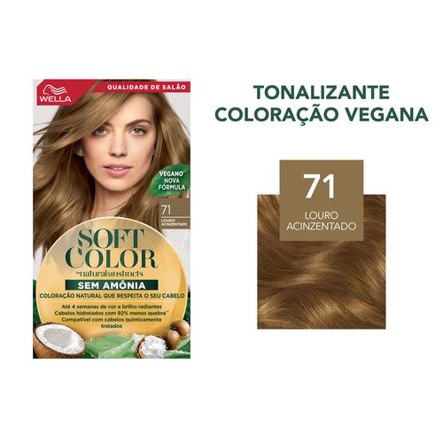 Tintura Soft Color Louro Acinzentado 71