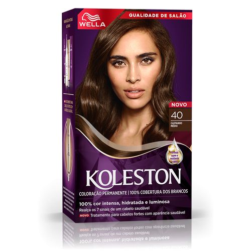 Tintura Koleston Wella 40 Castanho Médio