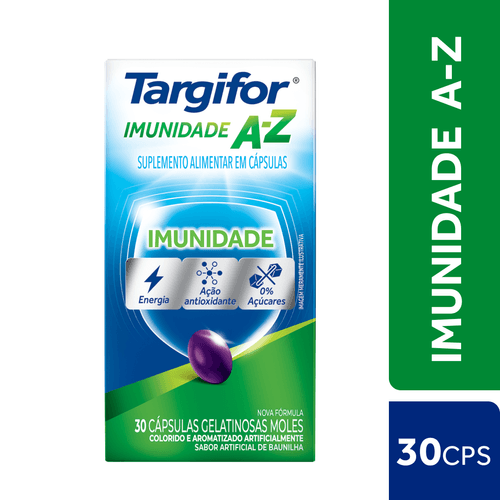 Suplemento Alimentar Targifor Imunidade A-Z - 30 Cápsulas