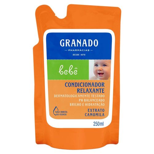 Condicionador Relaxante Extrato Camomila Granado Bebê  Refil - 250ml