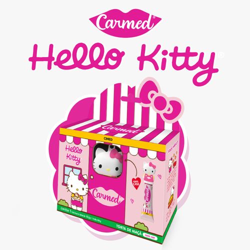 Hidratante Labial Carmed Hello Kitty Torta De Maça - 10g